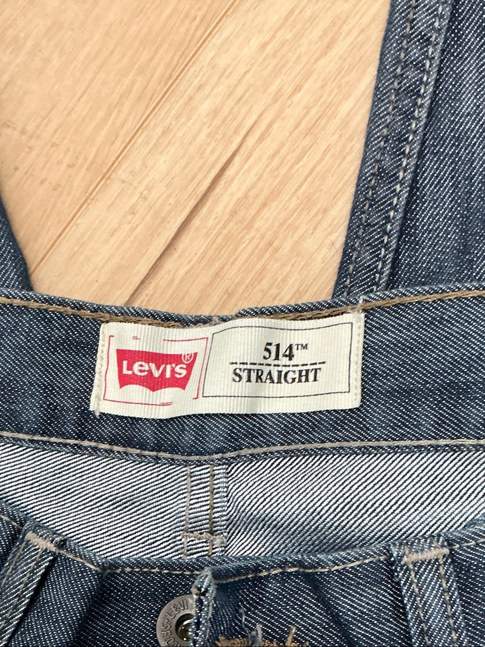 Levi's Men's Navy Straight Leg Jeans - Picture 3 of 4